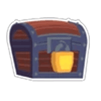 Treasure Chest Sticker  - Common from Ocean Sticker Pack